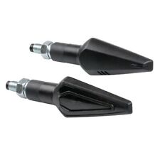 Coppia Frecce Alogene per Moto  Lampadina 10w Nere Luce Arancio Omologate 12v