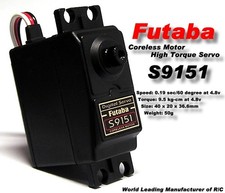 FUTABA S9151 Servo digitale coreless modello radiocomandato ad alta coppia SF920