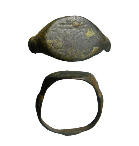 Anello antico romano bronzo - antico,