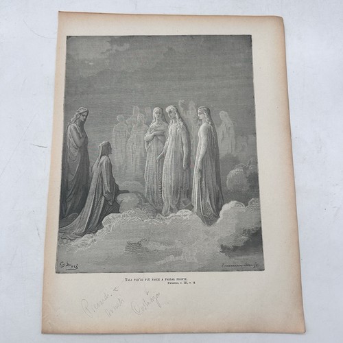 Stampa doré divina commedia - doré,