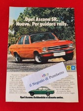 Advertising ITALIA Pubblicità Werbung ( 1972 ) OPEL  ASCONA  SR