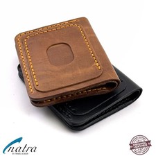 Portafoglio Slim In Vera Pelle