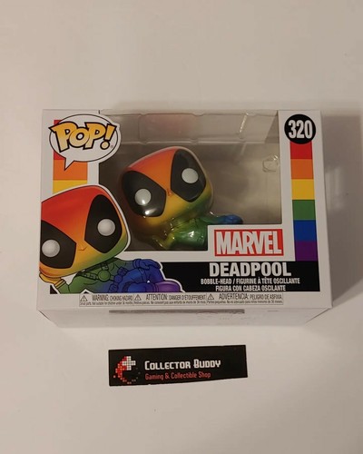Deadpool pride rainbow funko - deadpool,