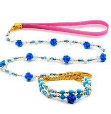 Set Collare e Guinzaglio per Cani Piccola E Media Taglia “ LILLYPET “