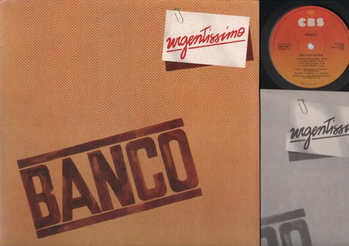 Banco urgentissimo 1980 - lp,