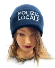 Berretto Zuccotto Papalina Watch Cap Invernale con Ricamo Polizia Locale Art. PL