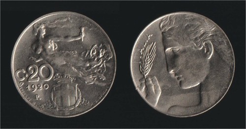 Centesimi 1920 liberta - 1920, liberta'