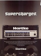 Hartke Print Ad 3500 Switchable Tube/Solid State PreAmp Supercharged 500 Watt PP