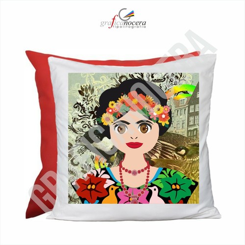Cuscino quadrato frida kahlo - cuscino,