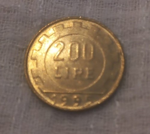 Moneta 200 lire - 200, repubblica