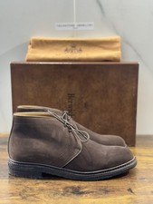 Berwick 1707 Polacchino Testa Moro Suede Fondo Para Cuoio   Uomo 41,5