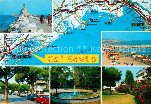 Savio mappa panoramica - ca,