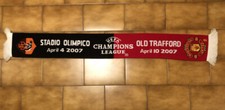 SCIARPA UEFA CHAMPIONS LEAGUE AS ROMA MANCHESTER UNITED VINTAGE 2007