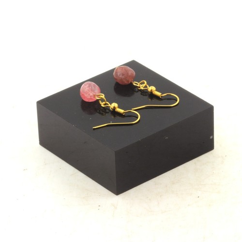 Orecchini perla fragola - 1,
