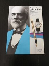 1993 DOM BAIZ PENNA E  OROLOGIO WATCH PUBBLICITA VINTAGE AD