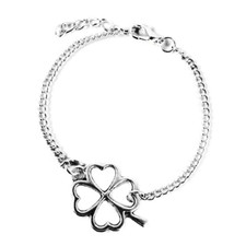 Bracciale Quadrifoglio Argento
