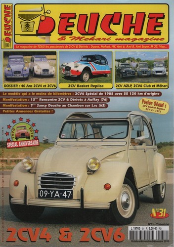 Deuche mehari magazine 31 - &,