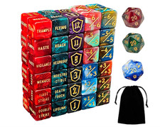 Dadi vari 63 pezzi per giochi