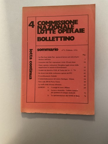 Lotta continua bollettini - lotta,
