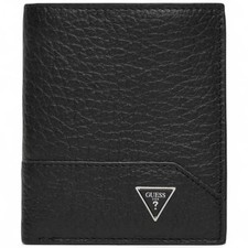 Moda Portafoglio GUESS Uomo Nero - SMBAGRLEA18-BLA
