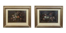 Coppia nature morte con - di,