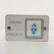 topazio azzurro navette natural blister 5.05ct