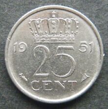 Olanda, 25 centesimi 1951