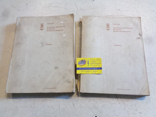 Coppia cataloghi ricambi - coppia,