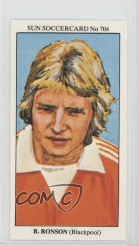1978 the sun soccercards - sun,