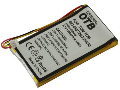 Batteria 1200mah per tomtom - per, go