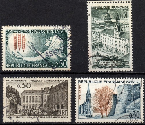 Francia 1963 lotto 4 usati - 4,