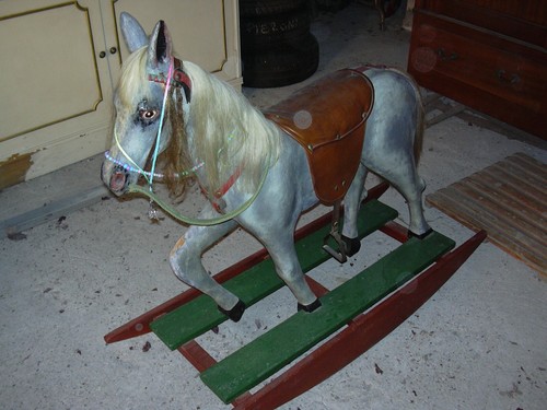 Cavallino dondolo vintage - cavallino,