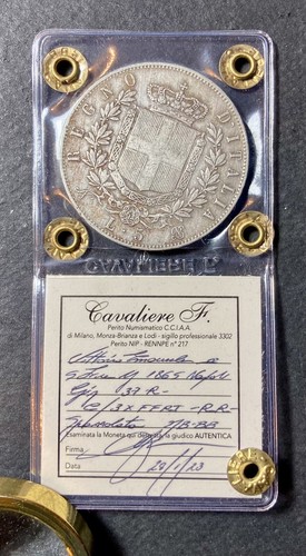 Lire 1865 napoli - 5,