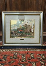 Quadro vintage paesaggio - vintage, su