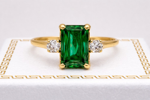 Anello proposta smeraldo - anello,
