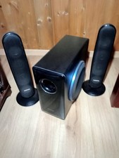 Lettore CD DVD Blu-ray Più 2 Subwoofer E Coppia Di Casse