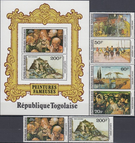 Set togo dipinti famosi - e,