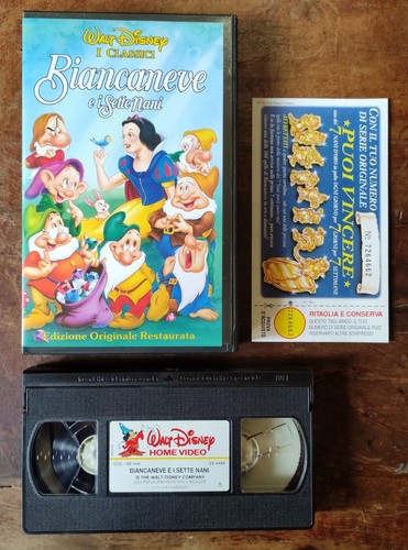 Vhs biancaneve sette nani - e,