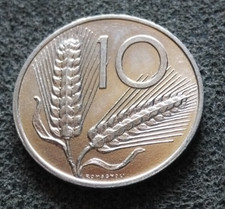 Monnaie Italie 10 Lire 1986 R