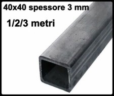 Tubo quadro scatolato in ferro