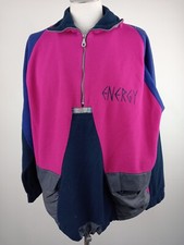 ENERGIE FELPA UOMO Tg XL MAN SPORT JACKET SWEATSHIRT VINTAGE