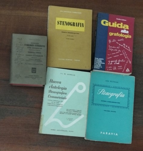 Lotto libri sulla stenografia - libri,