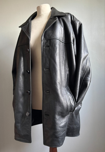Cappotto giacca pelle vintage - cappotto,