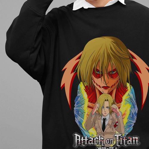 Felpa attack titan annie - attack,