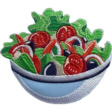 Salad Bowl Patch Embroidered