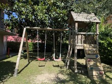 Jungle Gym Parco Giochi Con Due Altalene