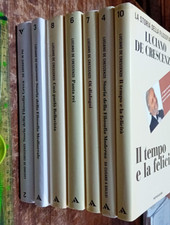 7 LIBRI: lotto stock  STORIA DELLA FILOSOFIA Luciano De CrescenzoED. PERIODICI/r