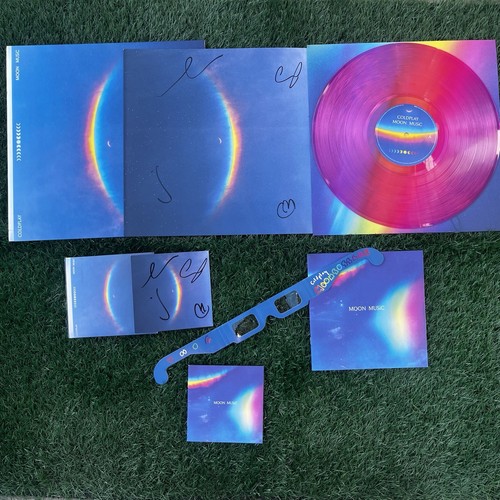 Coldplay moon music pink - moon, vinyl