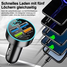 Caricabatteria auto 4USB per