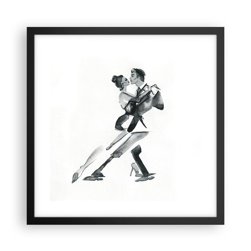 Poster 40x40cm tango disegno - tango,